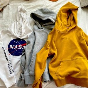 Set of 3 - Boys Gap Hoodies Size L (10)